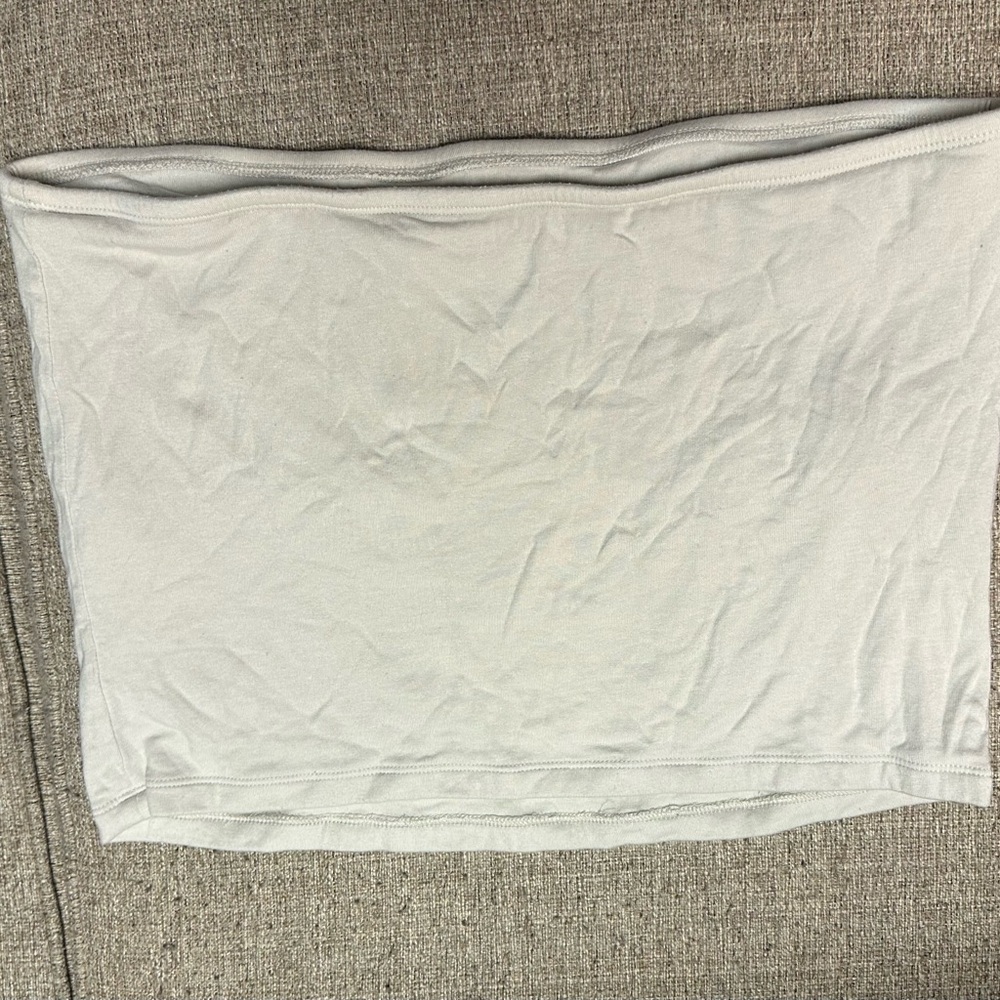 Old Navy Light Gray Strapless Tube Top